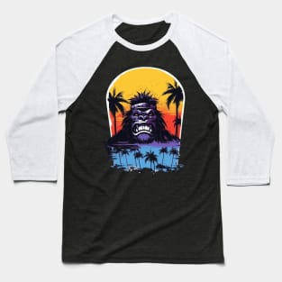 Crazy Cool Monkey Baseball T-Shirt